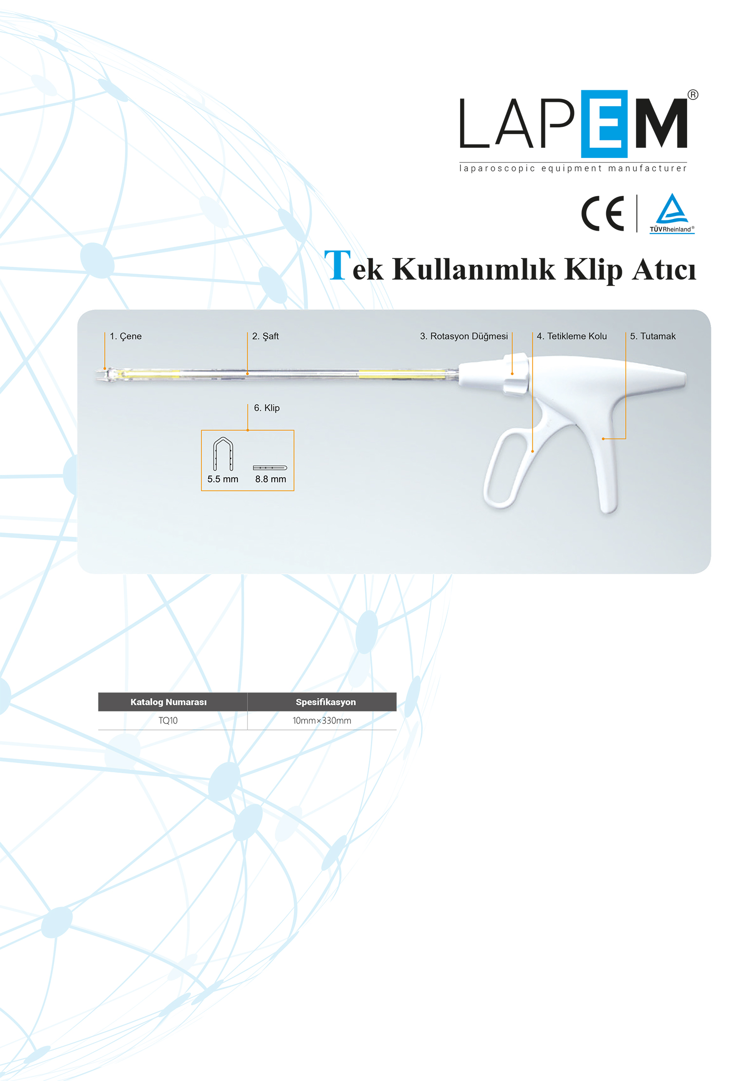 Tek Kullanımlık Klip Atıcı