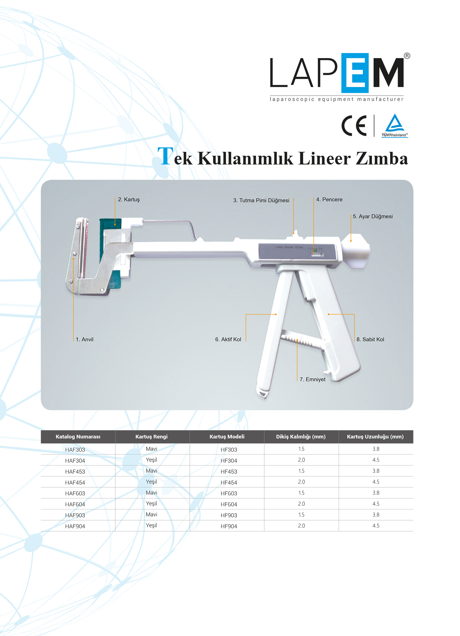 Tek Kullanımlık Lineer Zımba