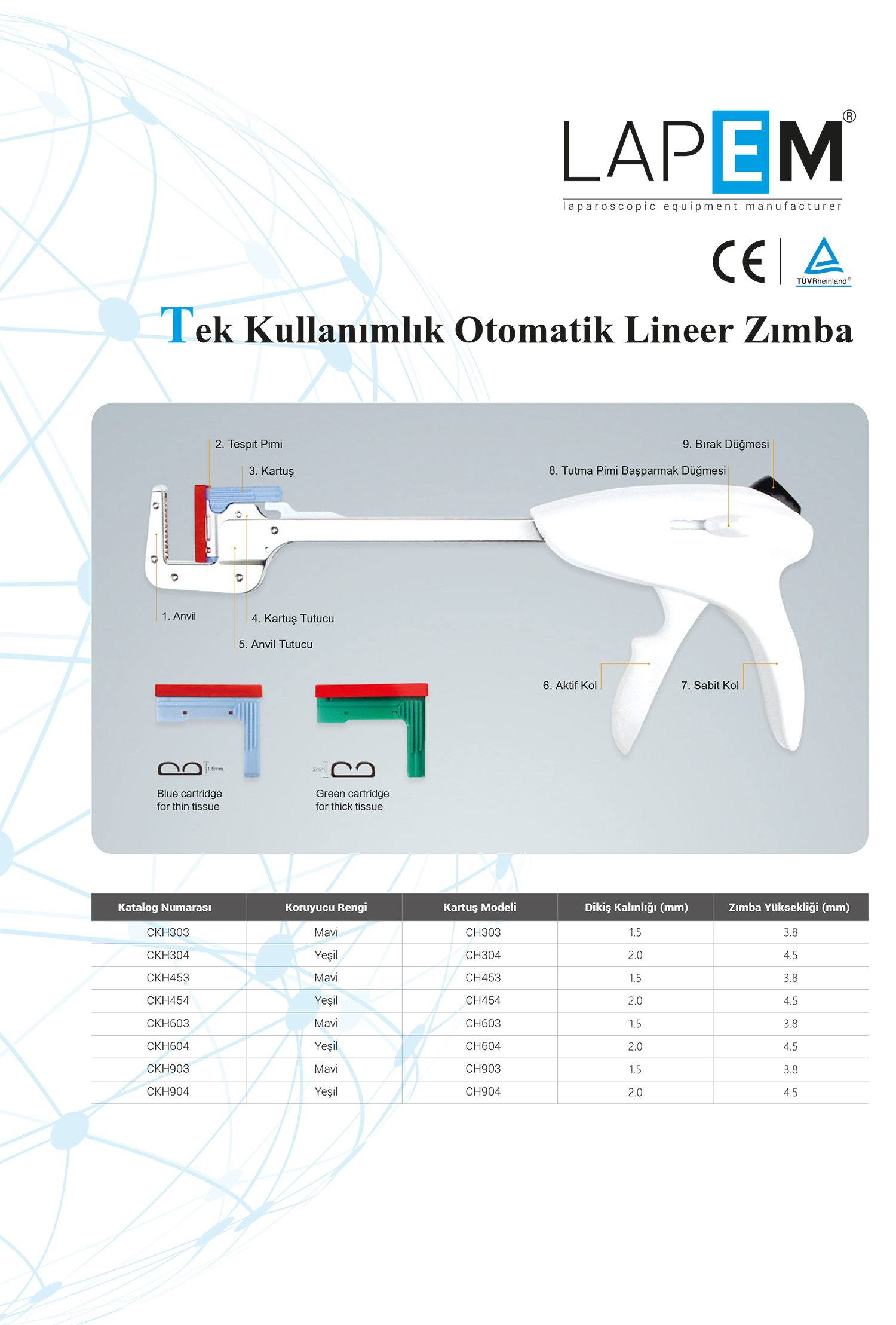 Tek Kullanımlık Otomatik Lineer Zımba